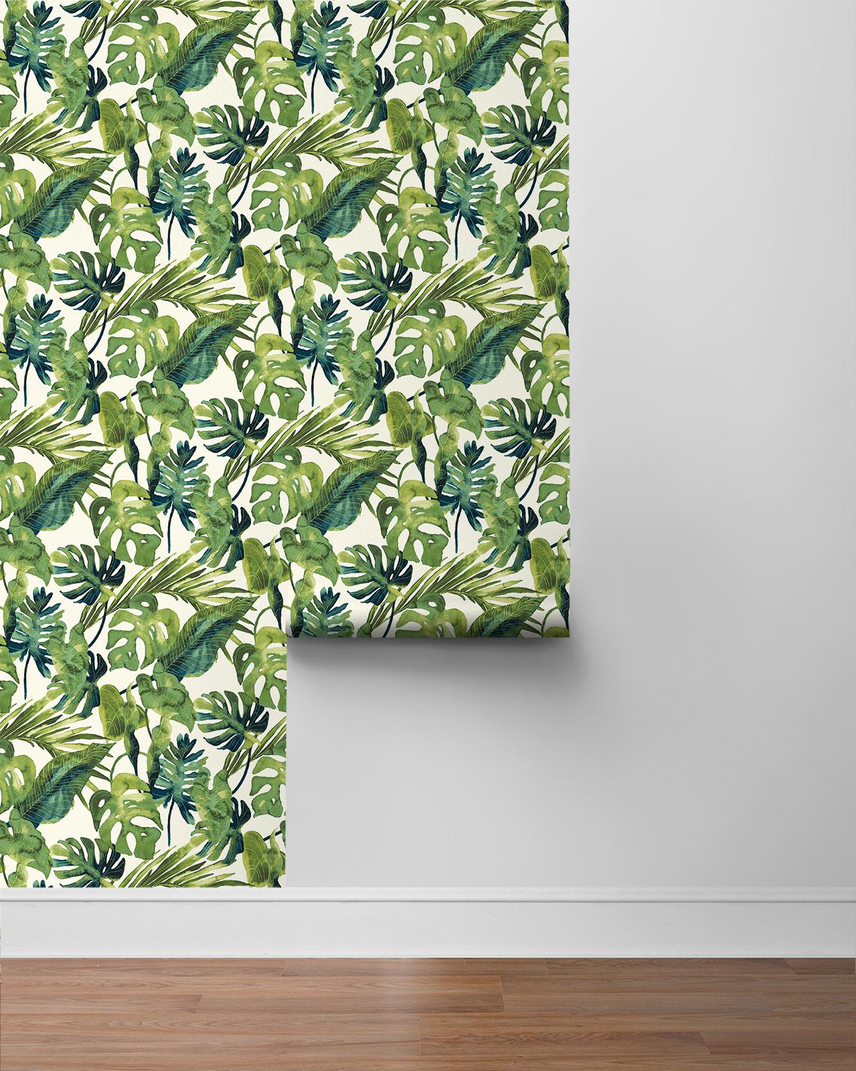 Tommy Bahama FALLING FRONDS ALOE Wallpaper