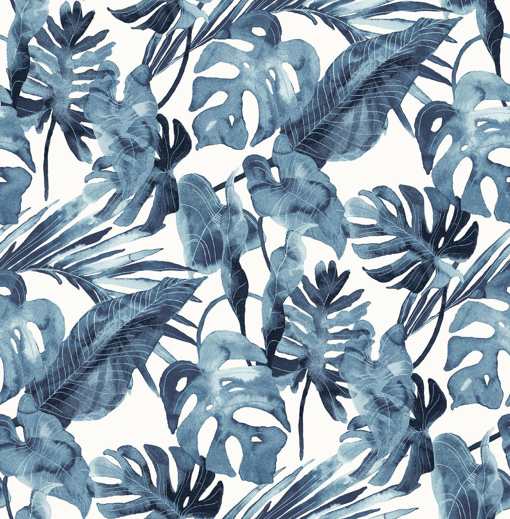 Tommy Bahama FALLING FRONDS LAPIS Wallpaper