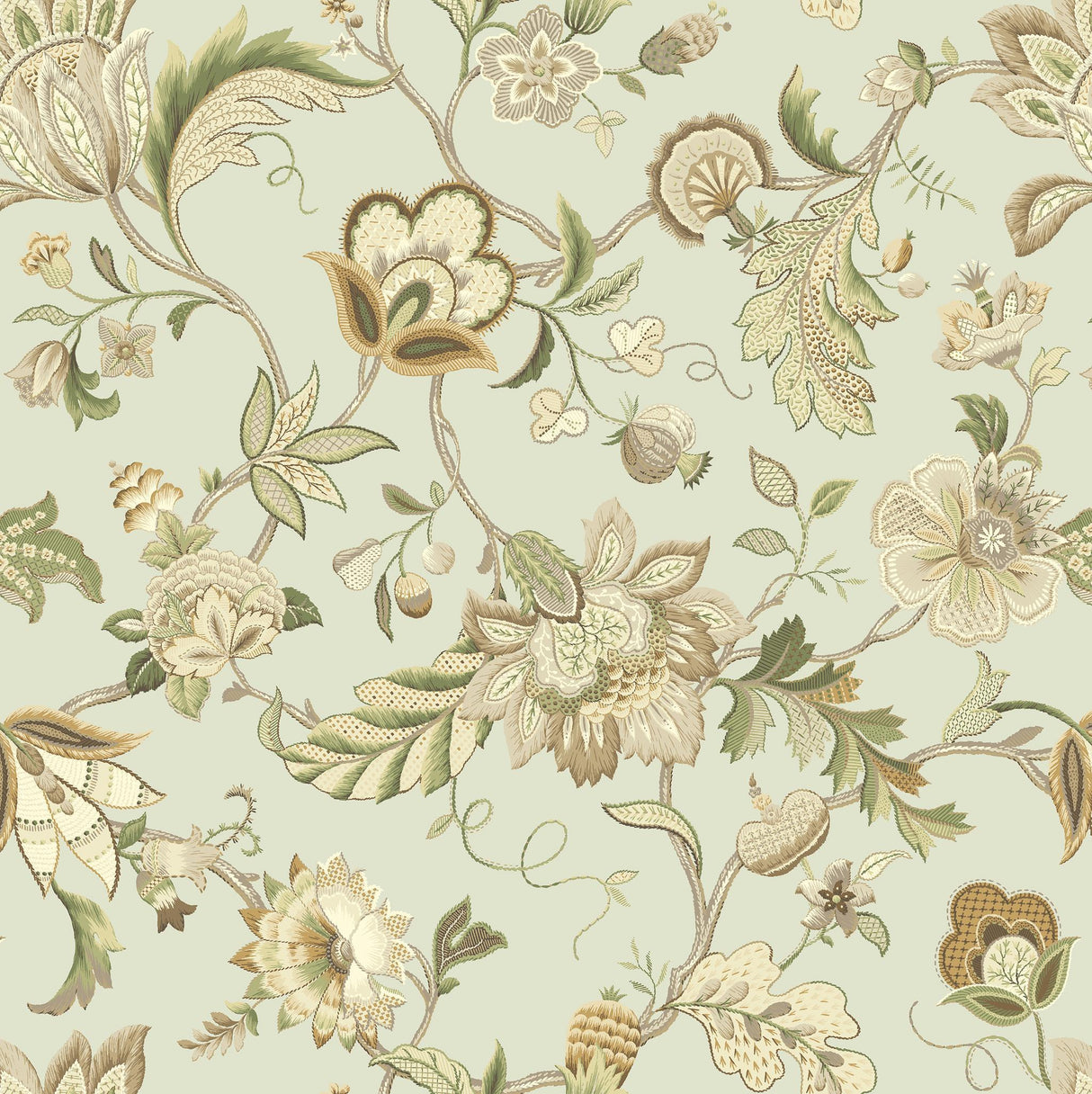 Surface Style Brissac Seafoam Wallpaper