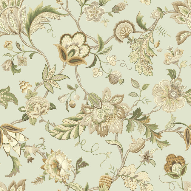 Surface Style Brissac Seafoam Wallpaper