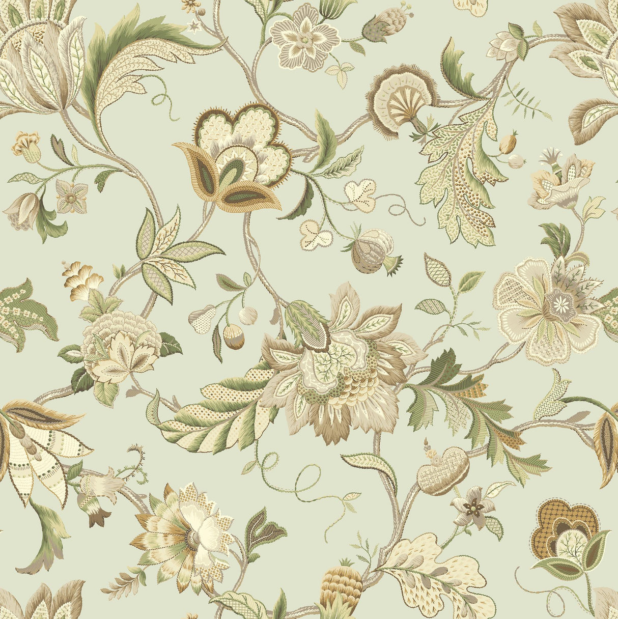 Surface Style Brissac Seafoam Wallpaper