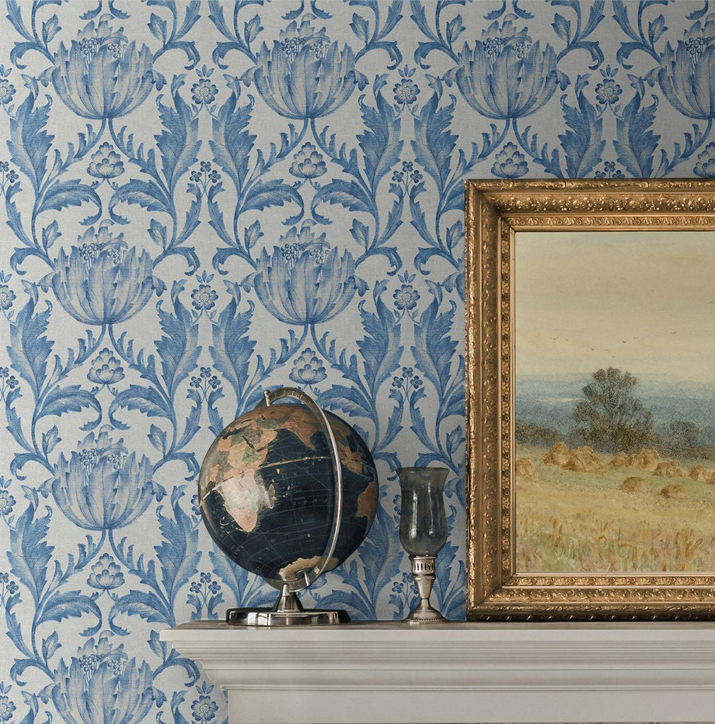 Surface Style Charmed Beauty Cornflower Wallpaper