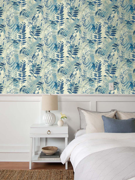 Surface Style Fern Memory Azure Wallpaper