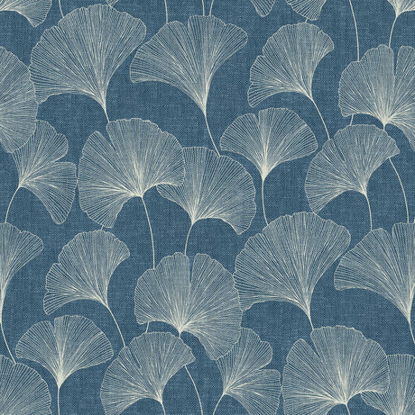 Surface Style Ginko Denim Wallpaper