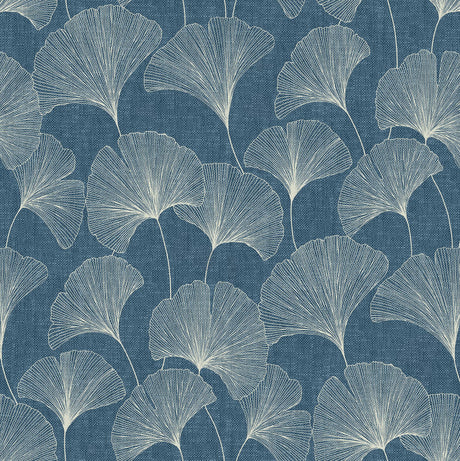 Surface Style Ginko Denim Wallpaper