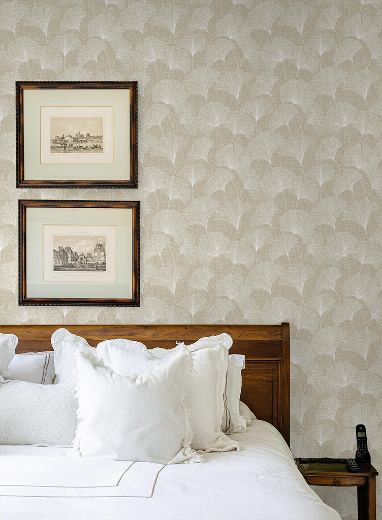 Surface Style Ginko Linen Wallpaper