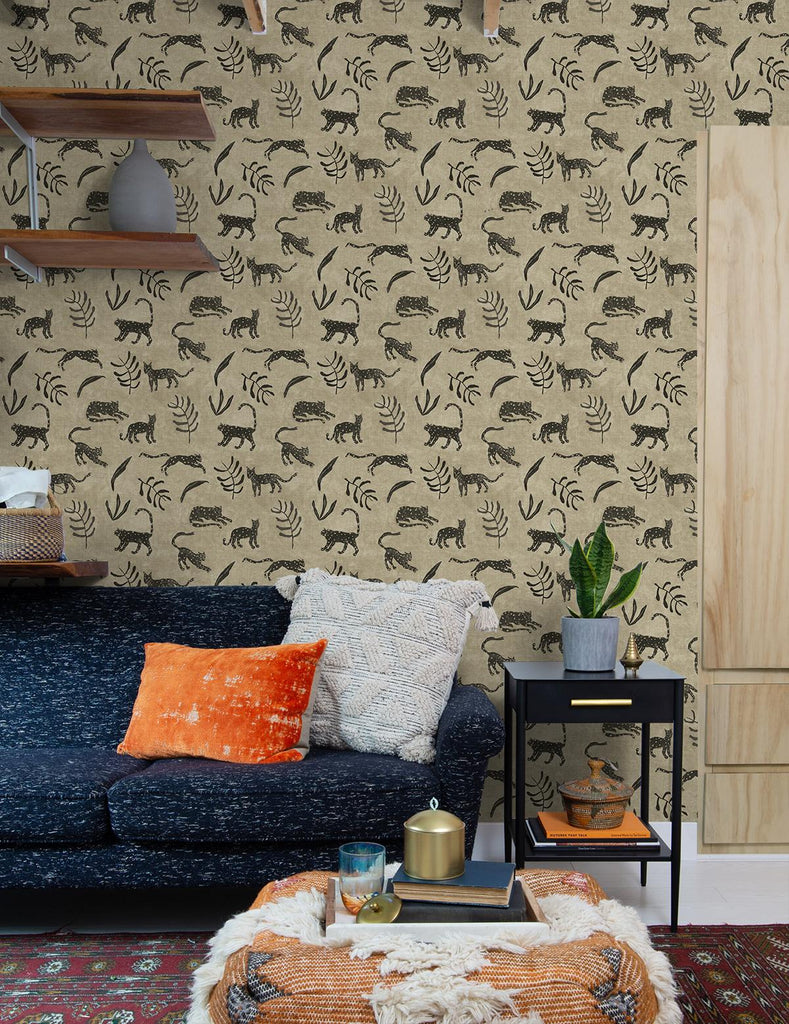 Surface Style Prance Linen Wallpaper