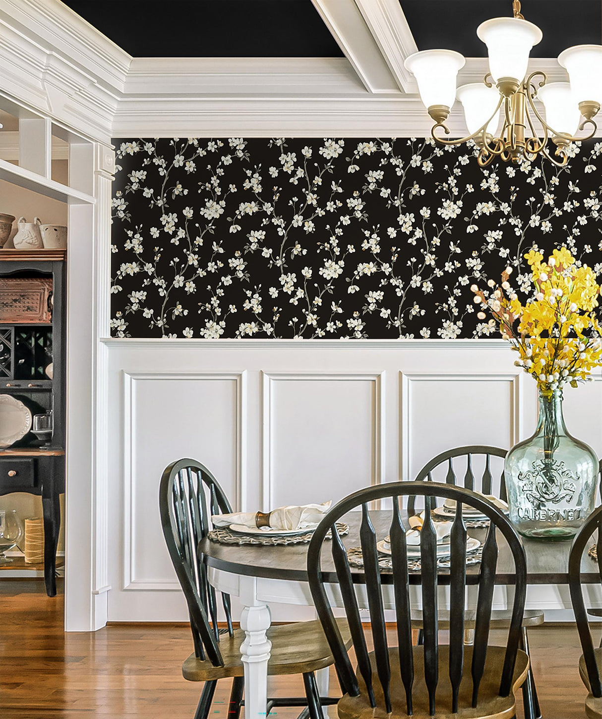 Surface Style Sakura Noir Wallpaper