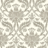 Surface Style Tulip Time Pewter Wallpaper