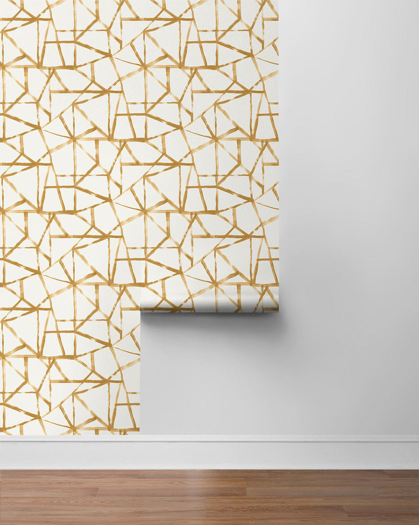 Surface Style What's Your Angle Gold Wallpaper