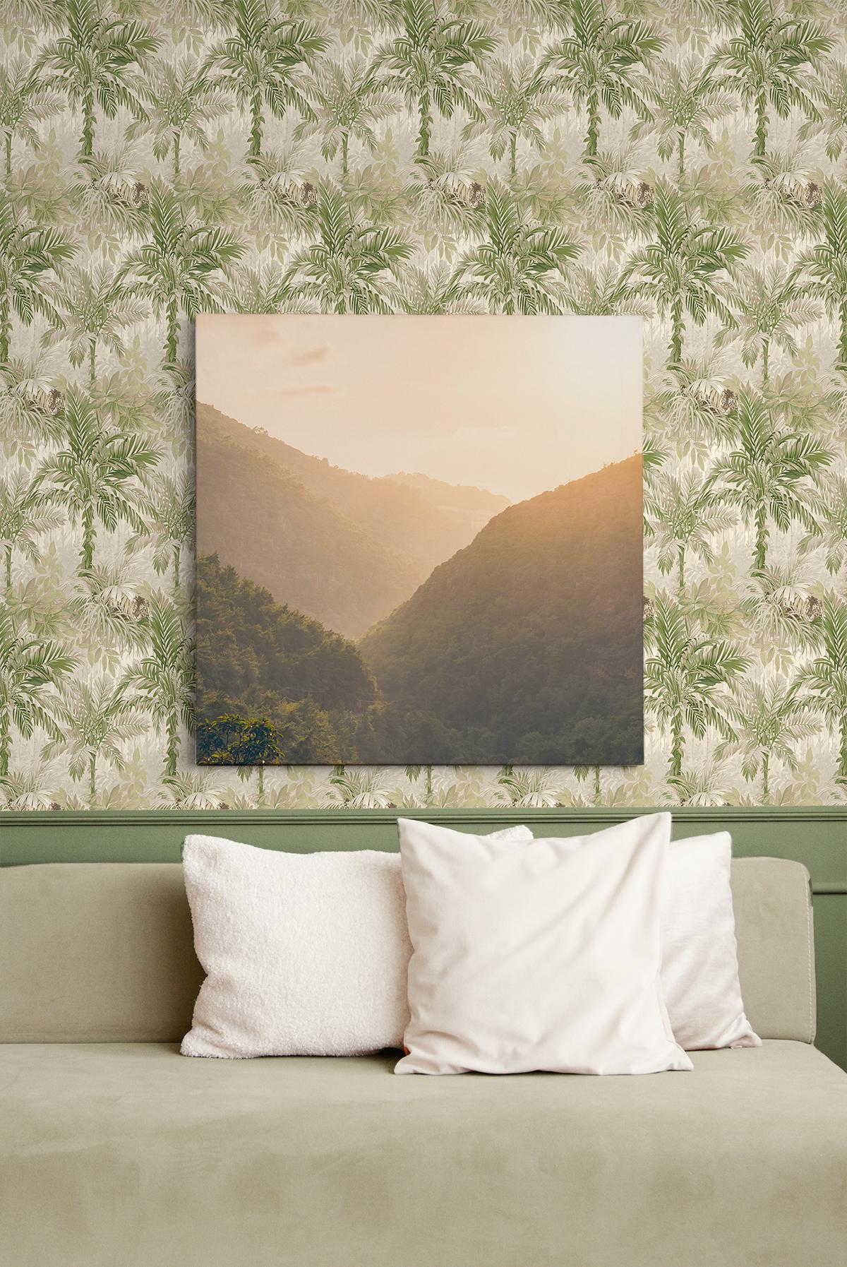 Tommy Bahama Cat Island Palm Wallpaper