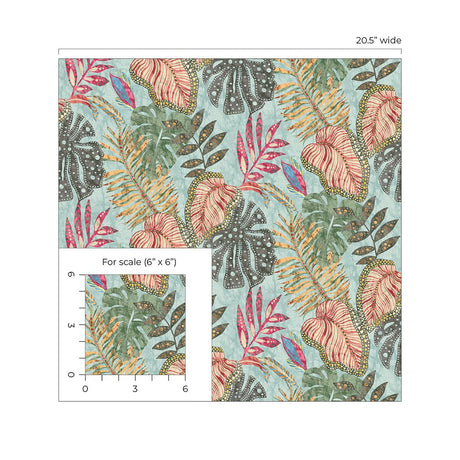 Tommy Bahama Cozumel Mist Wallpaper