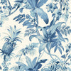 Tommy Bahama Malay Botanic Bliss Blue Wallpaper
