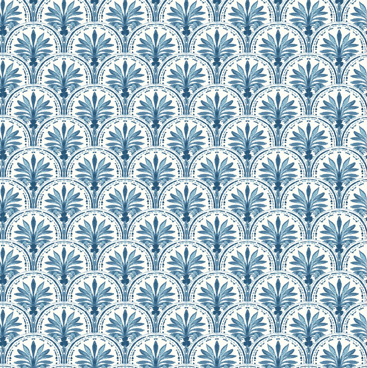 Tommy Bahama Scalloping Bliss Blue Wallpaper