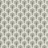 Tommy Bahama Scalloping Charcoal Wallpaper