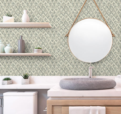 Tommy Bahama Wading Pool Shale Wallpaper