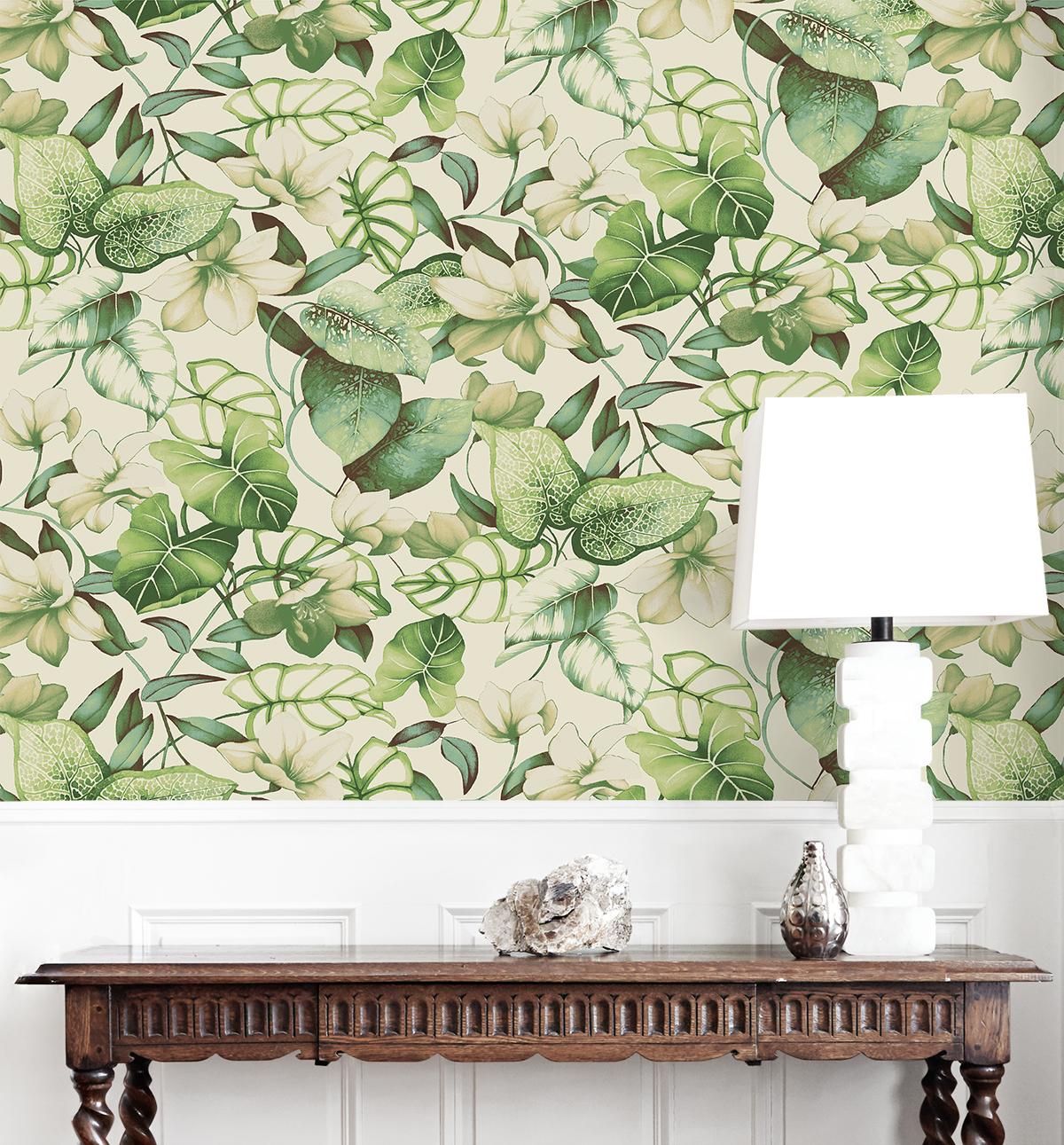 Tommy Bahama Windemere Aloe Wallpaper