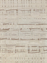 Exquisite Calexico Hand Woven New Zealand Wool Ivory/Beige Area Rug 12.0'X15.0' Rug