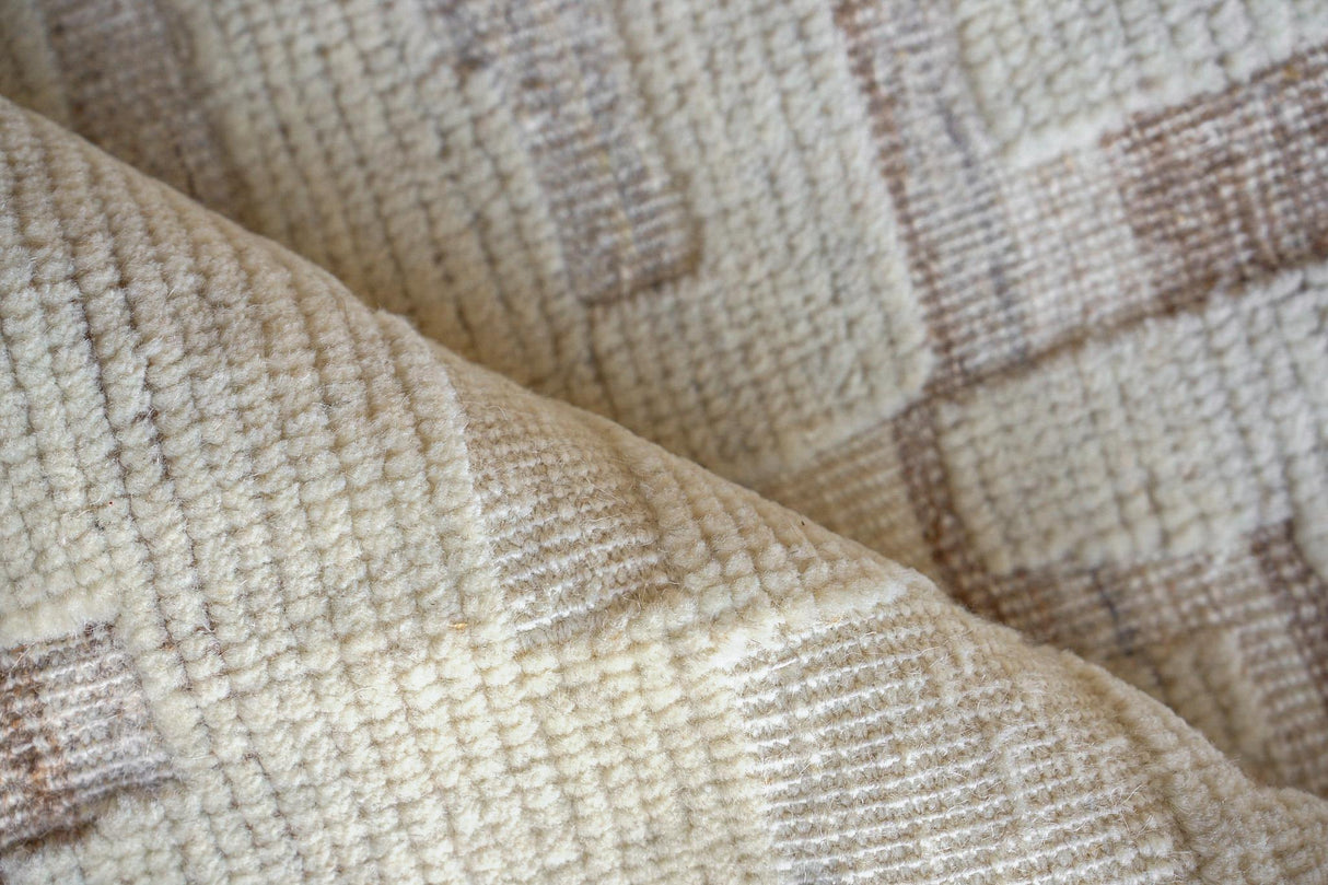 Exquisite Rugs Calexico Hand Woven New Zealand Wool 6430 Ivory/Beige 8' x 10' Area Rug