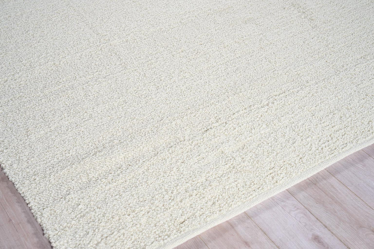 Exquisite Rugs Ferretti Handloomed New Zealand Wool 5753 Ivory 12' x 15' Area Rug