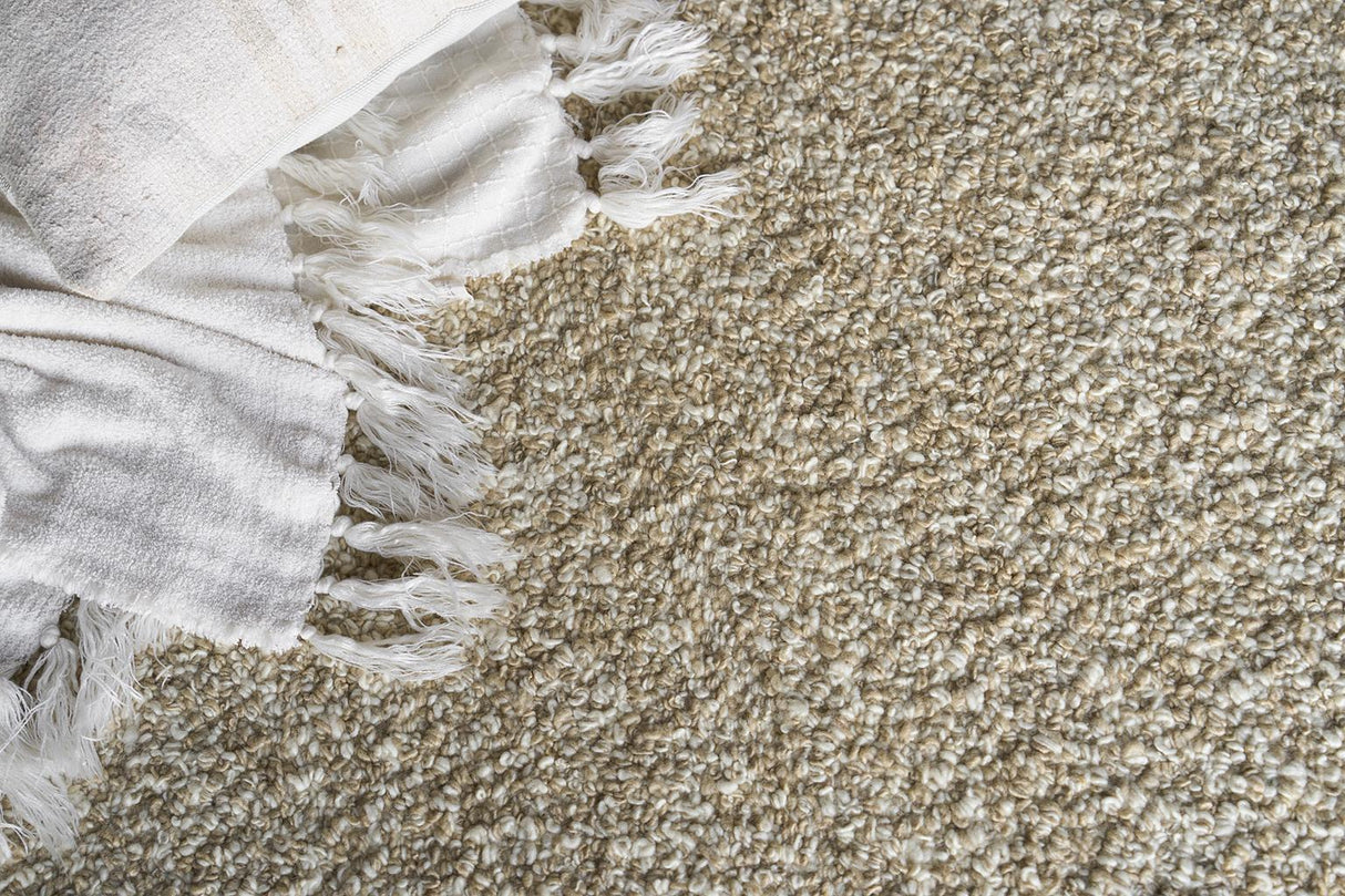 Exquisite Rugs Ferretti Handloomed New Zealand Wool 5754 Light Brown 8' x 10' Area Rug