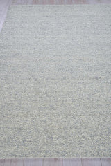 Exquisite Rugs Ferretti Handloomed New Zealand Wool 5755 Light Gray/Ivory 10' x 14' Area Rug