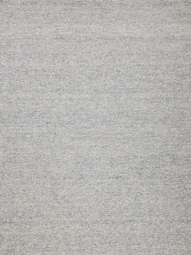 Exquisite Rugs Ferretti Handloomed New Zealand Wool 5755 Light Gray/Ivory 8' x 10' Area Rug
