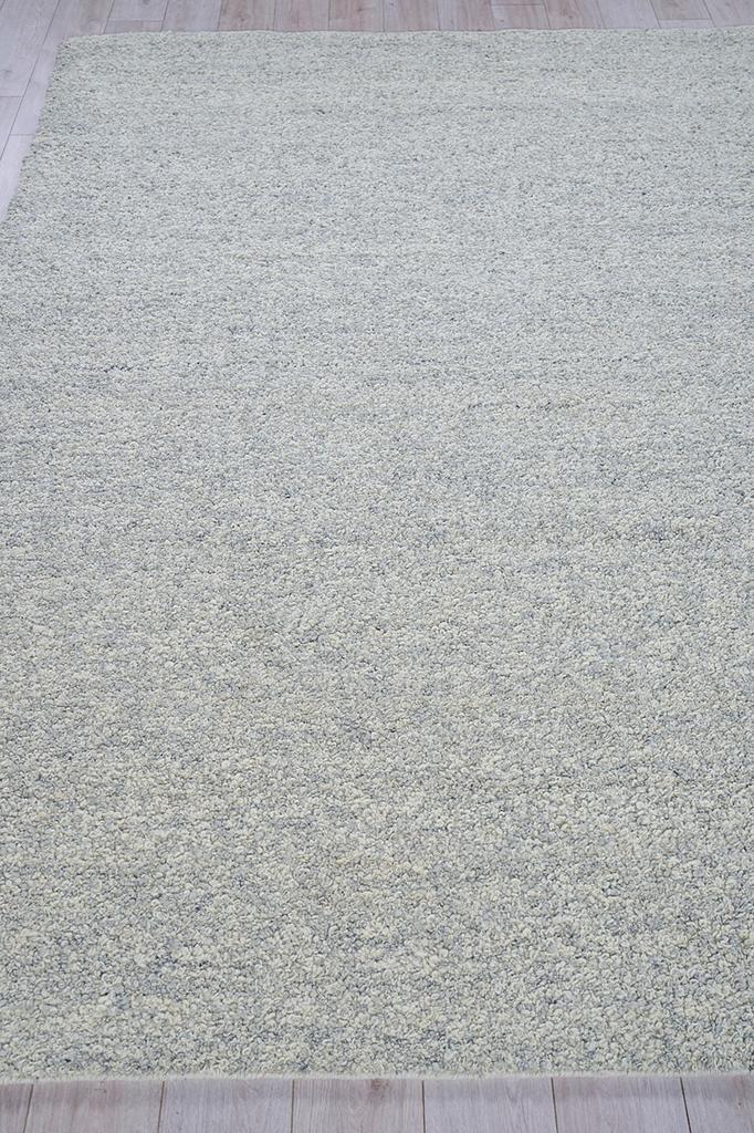 Exquisite Rugs Ferretti Handloomed New Zealand Wool 5755 Light Gray/Ivory 8' x 10' Area Rug