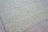 Exquisite Rugs Ferretti Handloomed New Zealand Wool 5755 Light Gray/Ivory 9' x 12' Area Rug
