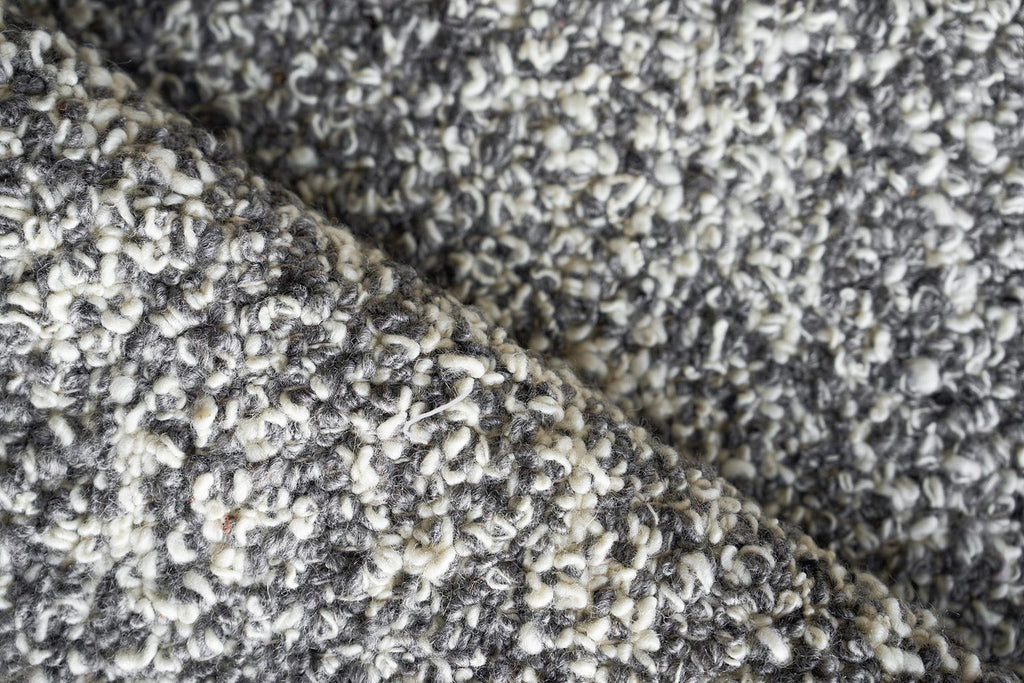 Exquisite Ferretti Handloomed New Zealand Wool Dark Gray Area Rug 14.0'X18.0' Rug