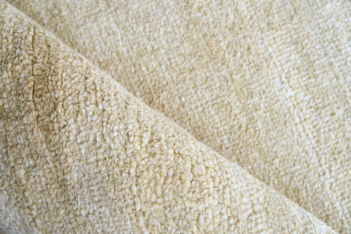 Exquisite Rugs Plush Hand-knotted Bamboo Silk/Wool 4633 Gold 10' x 14' Area Rug