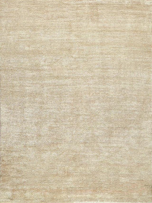 Exquisite Rugs Plush Hand-knotted Bamboo Silk/Wool 4633 Gold 10' x 8' Area Rug