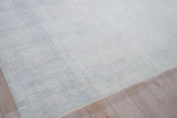 Exquisite Rugs Poliforma Handloomed Polyester 5918 Light Blue 10' x 14' Area Rug
