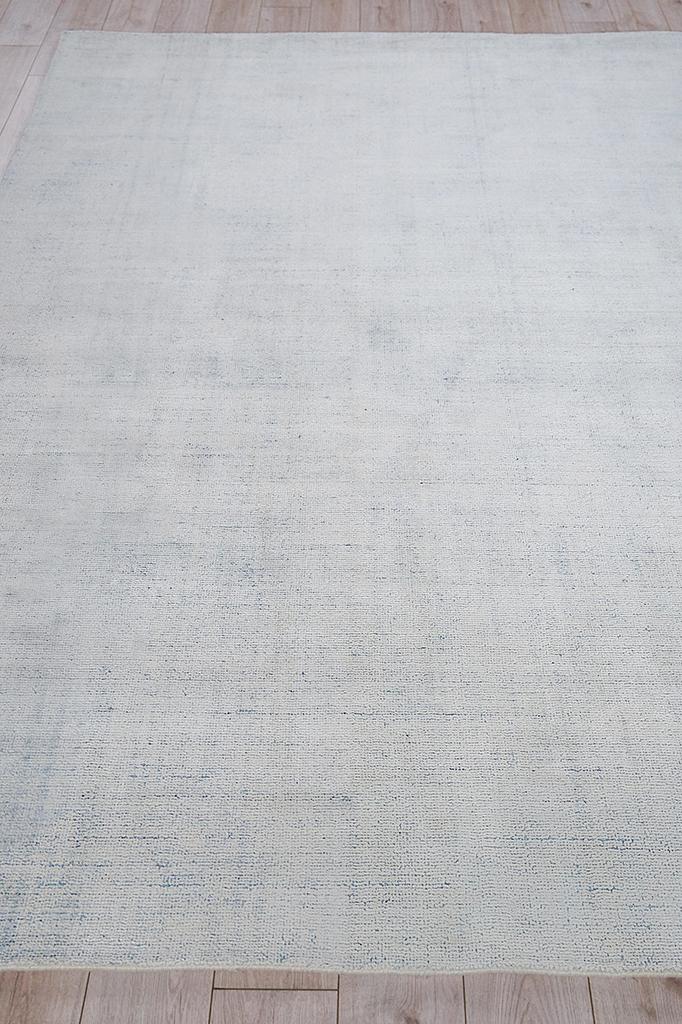 Exquisite Rugs Poliforma Handloomed Polyester 5918 Light Blue 10' x 14' Area Rug