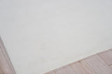 Exquisite Rugs Velutto Modern Handmade Nylon 6537 White 10' x 14' Area Rug