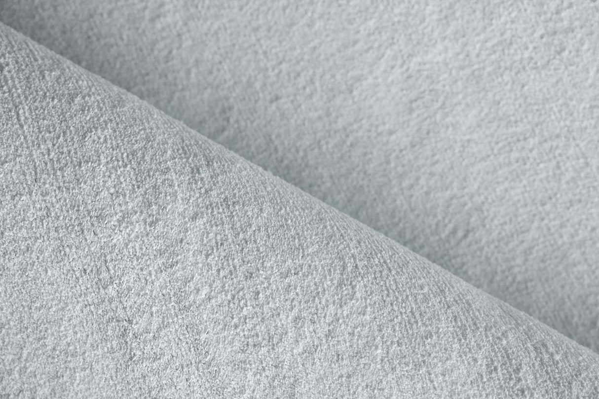 Exquisite Rugs Velutto Modern Handmade Nylon 6537 White 10' x 14' Area Rug