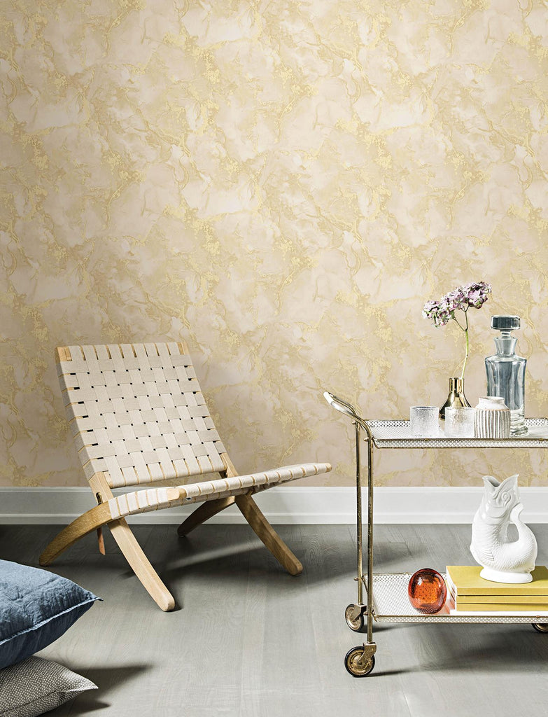 Brewster Home Fashions Grandin Pearl Marbled Wallpaper