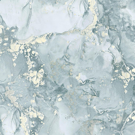Brewster Home Fashions Grandin Light Blue Marbled Wallpaper