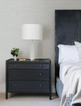 Brewster Home Fashions Hazen Sterling Shimmer Stripe Wallpaper