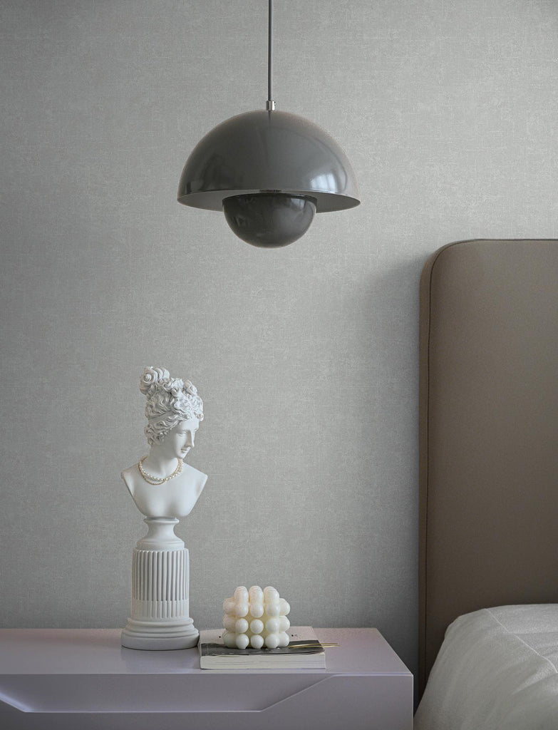 Brewster Home Fashions Beloit Pearl Shimmer Linen Wallpaper