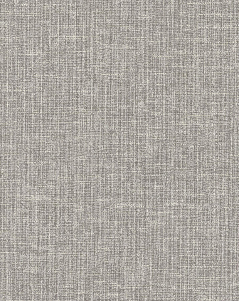 Brewster Home Fashions Broadwick Grey Faux Linen Wallpaper