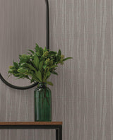 Brewster Home Fashions Zayne Dark Grey Organic Stripe Wallpaper