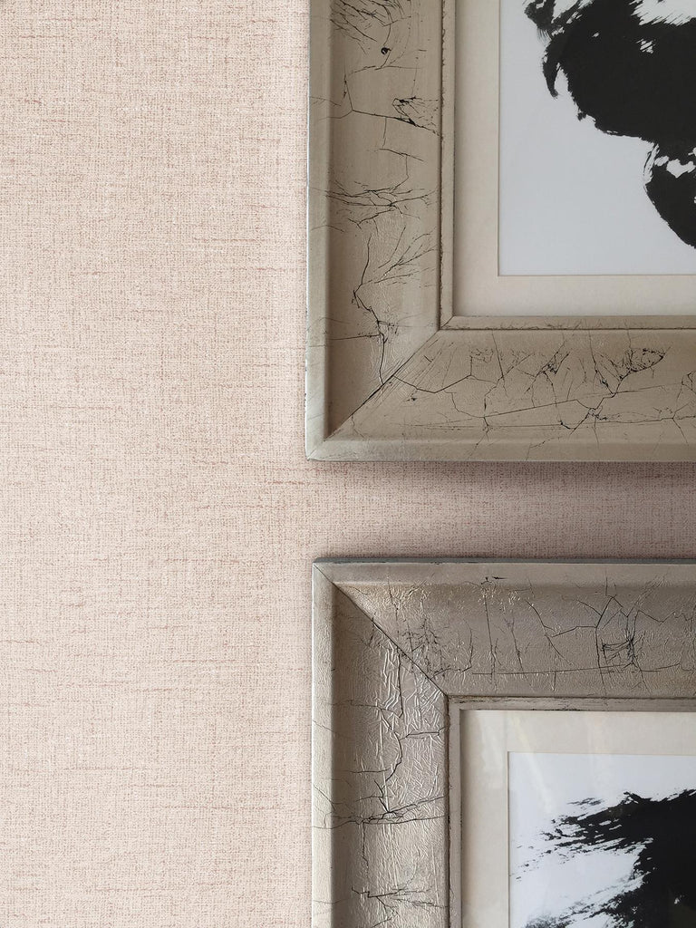 Brewster Home Fashions Posh Neutral Faux Fabric Wallpaper