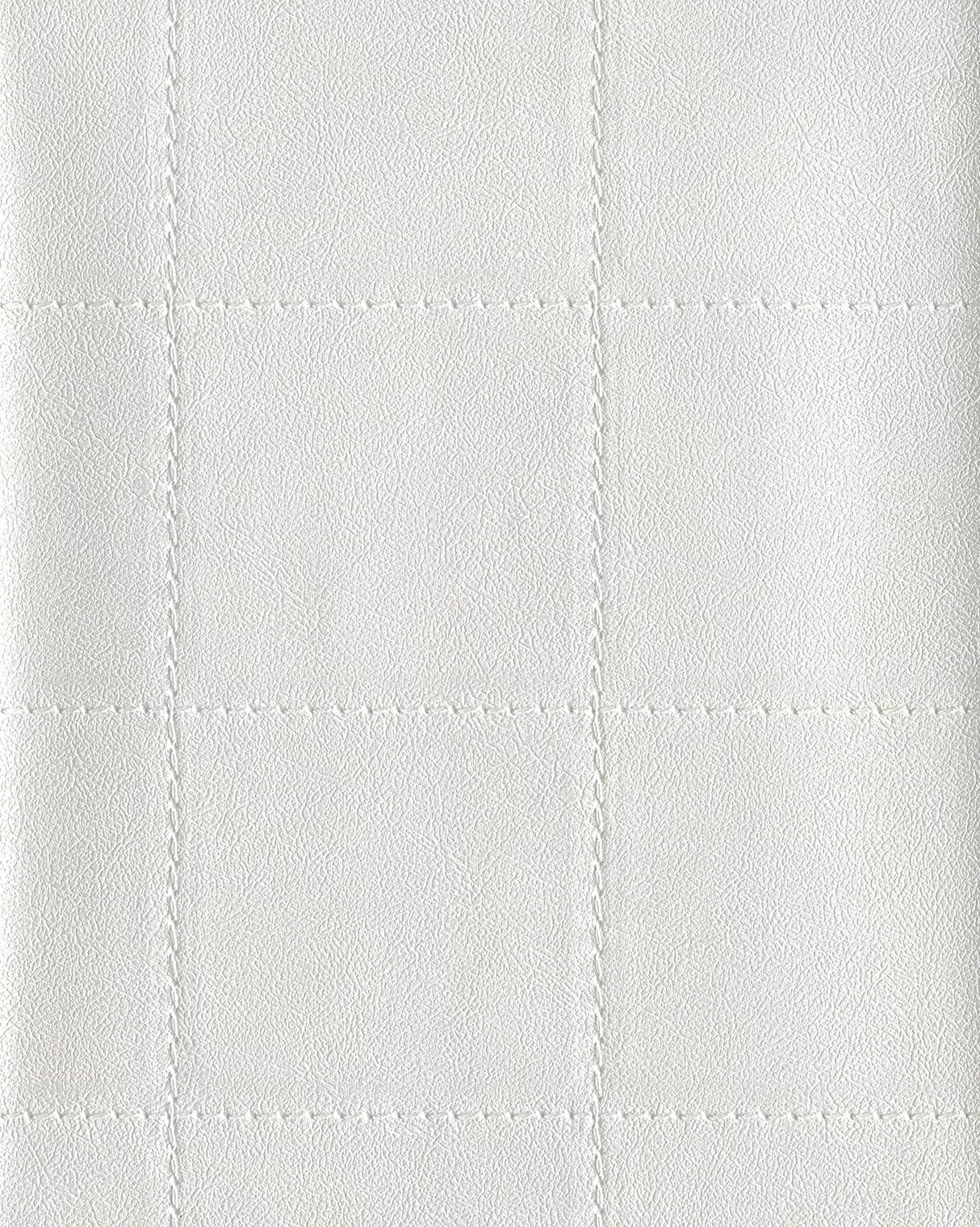 Brewster Home Fashions Fair 'N Square Pearl Faux Leather Wallpaper
