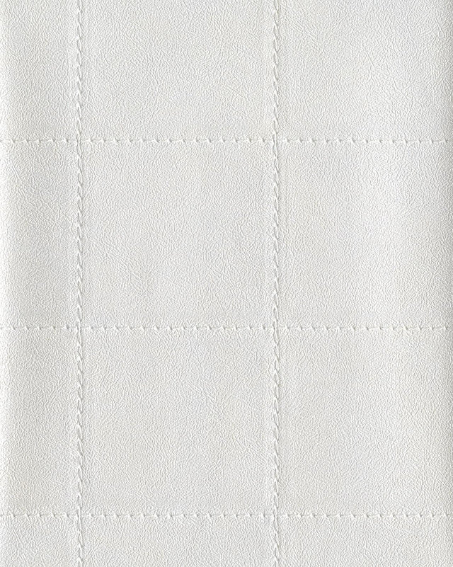 Brewster Home Fashions Fair 'N Square Pearl Faux Leather Wallpaper