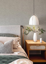 Brewster Home Fashions Ashbee Dark Grey Faux Tweed Wallpaper