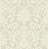 Brewster Home Fashions Evette Neutral Damask Wallpaper