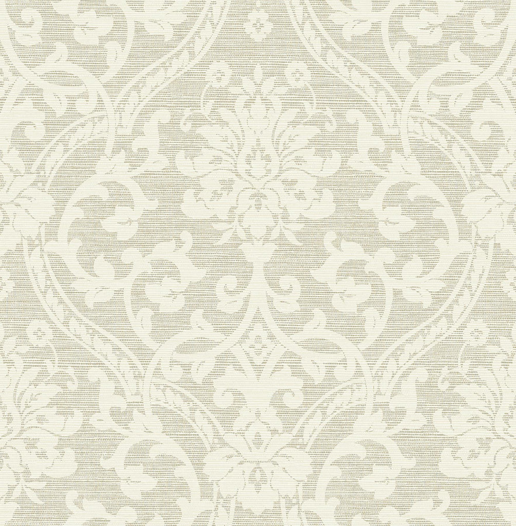 Brewster Home Fashions Evette Neutral Damask Wallpaper