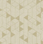 A-Street Prints Fairbank Gold Linen Geometric Wallpaper by Scott Living