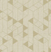 A-Street Prints Fairbank Gold Linen Geometric Wallpaper By Scott Living